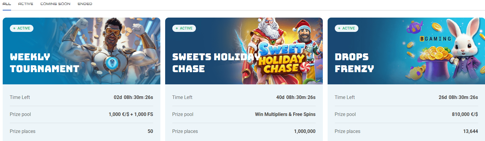 Rocket Spin Casino Tournaments