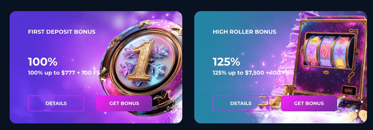 Slots Gallery high roller bonus