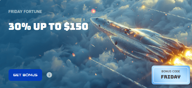 Rocket Spin Casino Friday Fortune Bonus