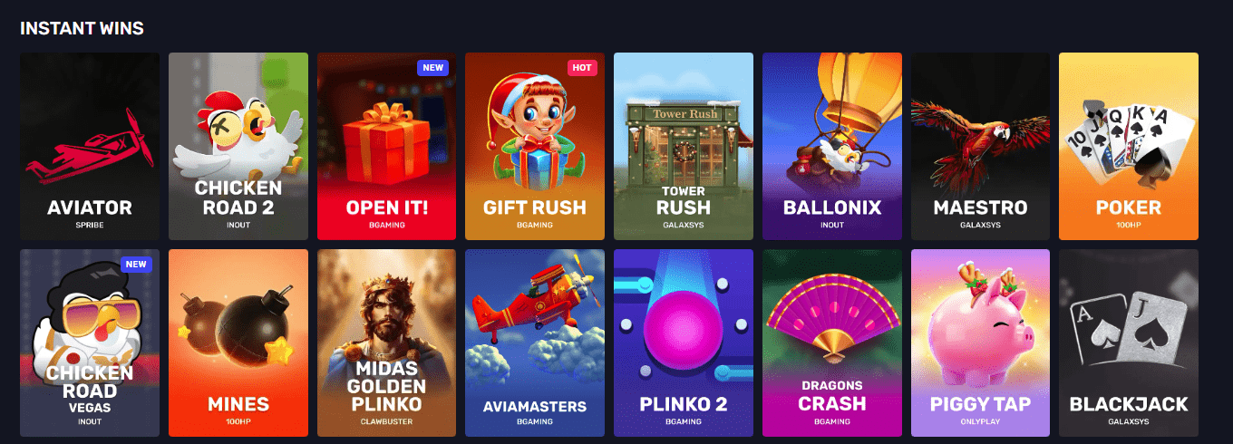 Woo Casino Crash Games