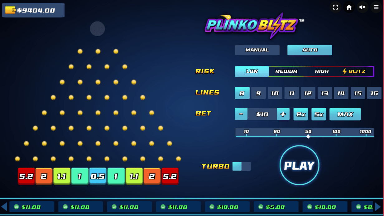 Plinko real money test example 2