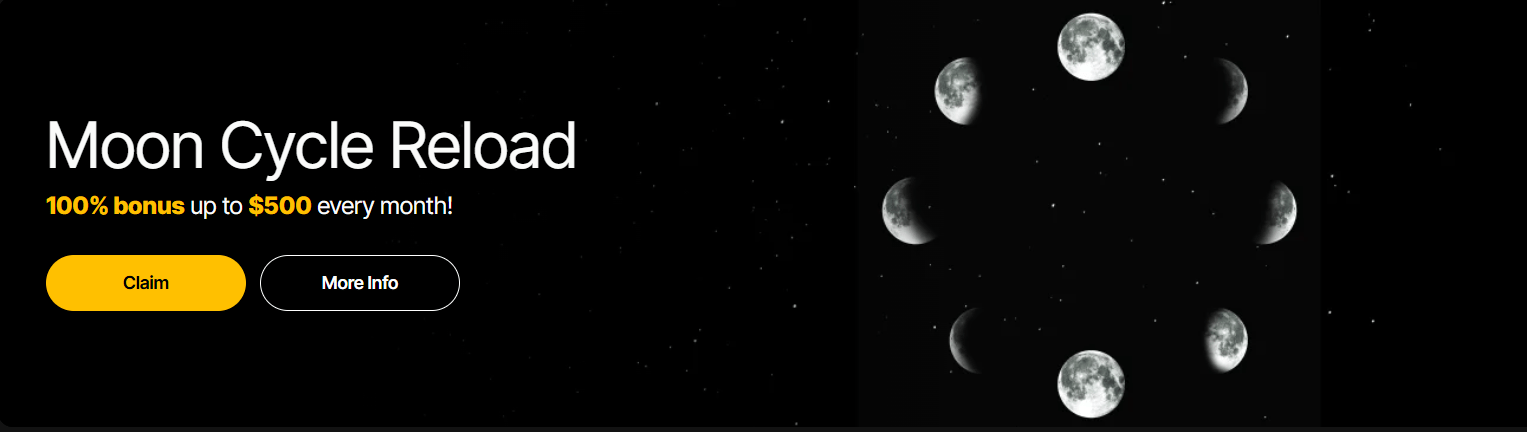 JustCasino monthly reload