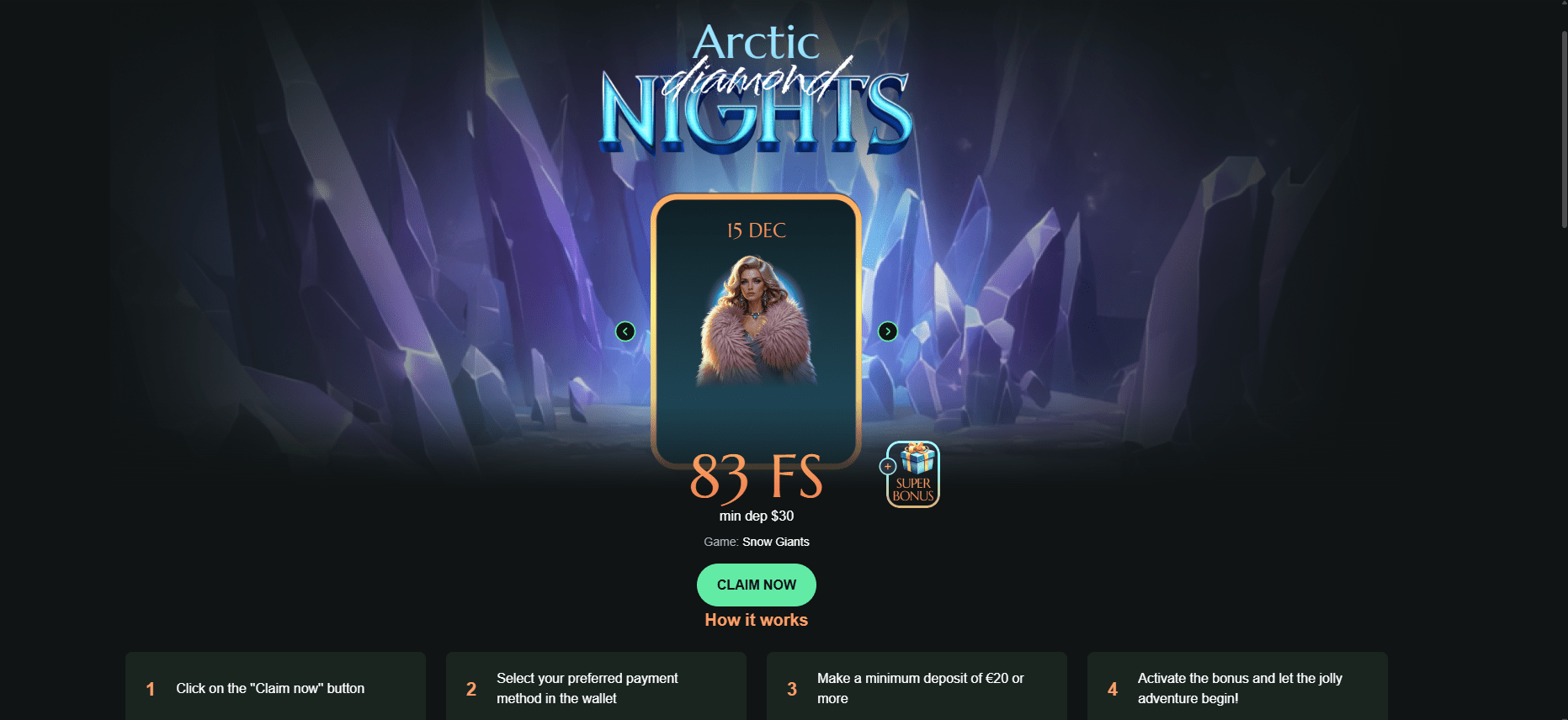 Ritzo Casino christmas promos