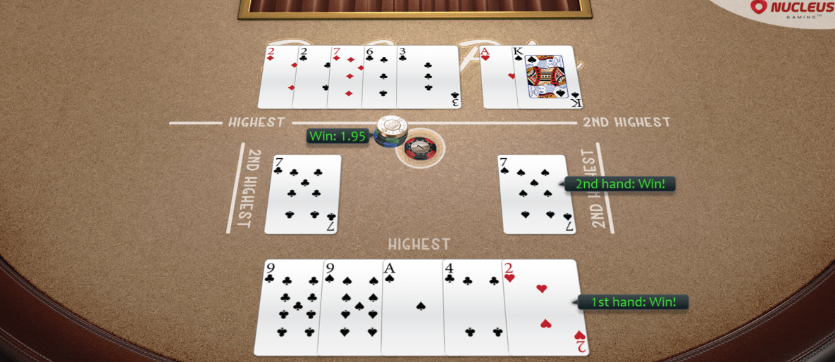 Pai Gow Poker scenario 3