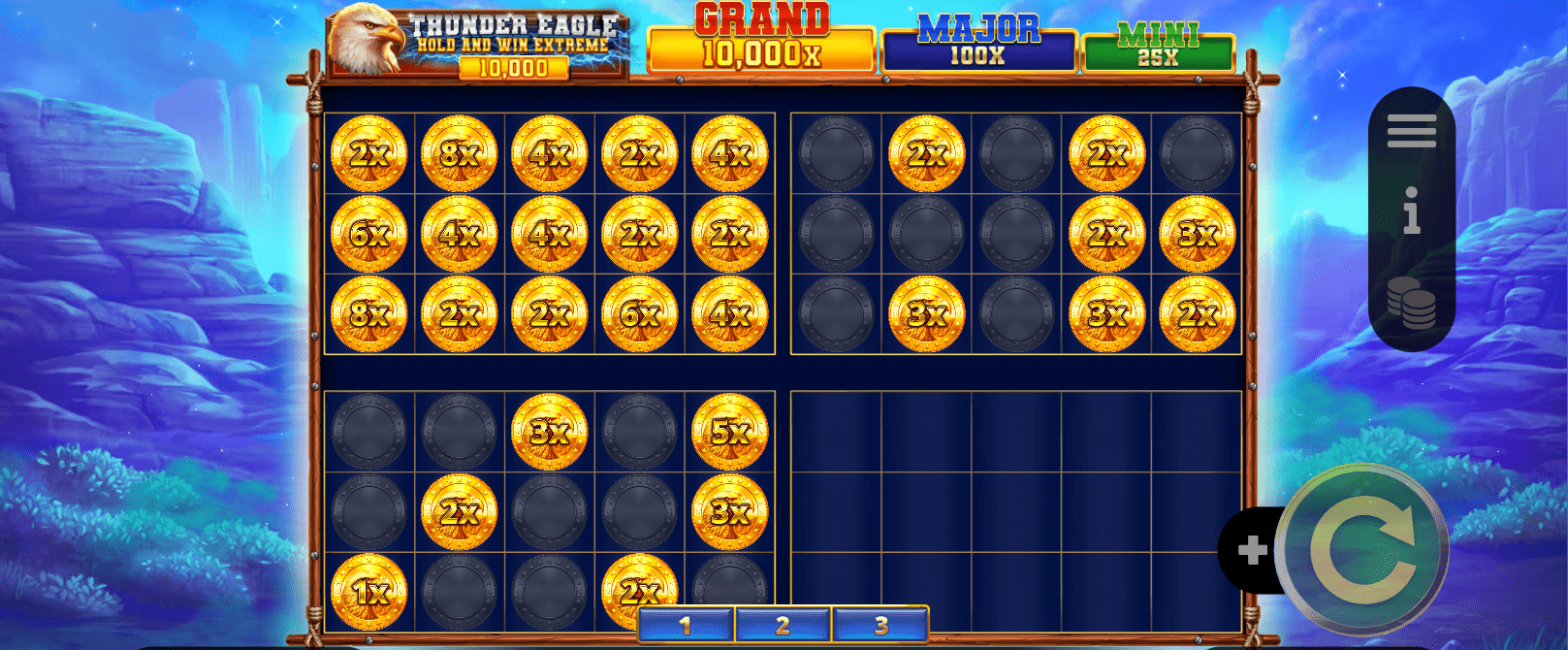 Thunder Eagle: Hold and Win Extreme 10,000 pokie