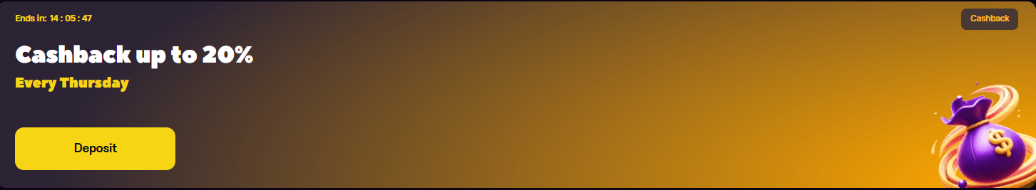 Zoome Casino cashback