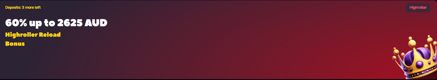 Zoome Casino high roller deposit bonus