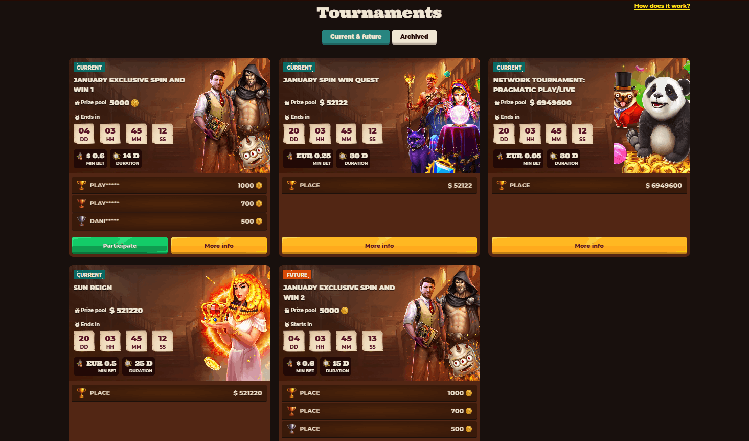Smokace Casino Tournaments