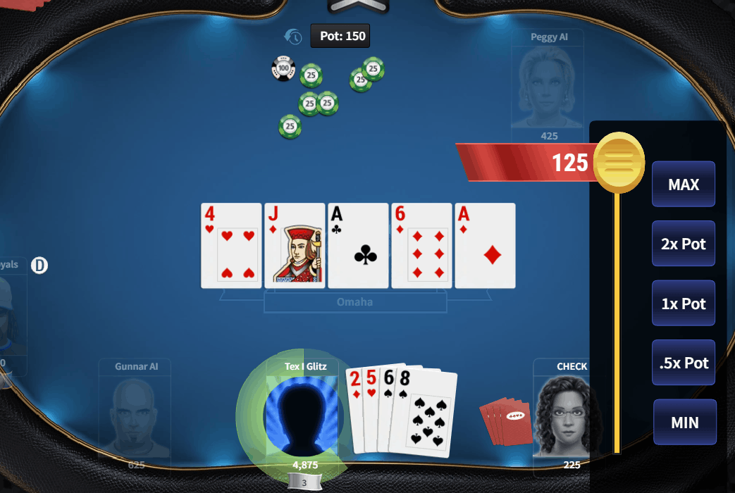 Pot-Limit Omaha (PLO)