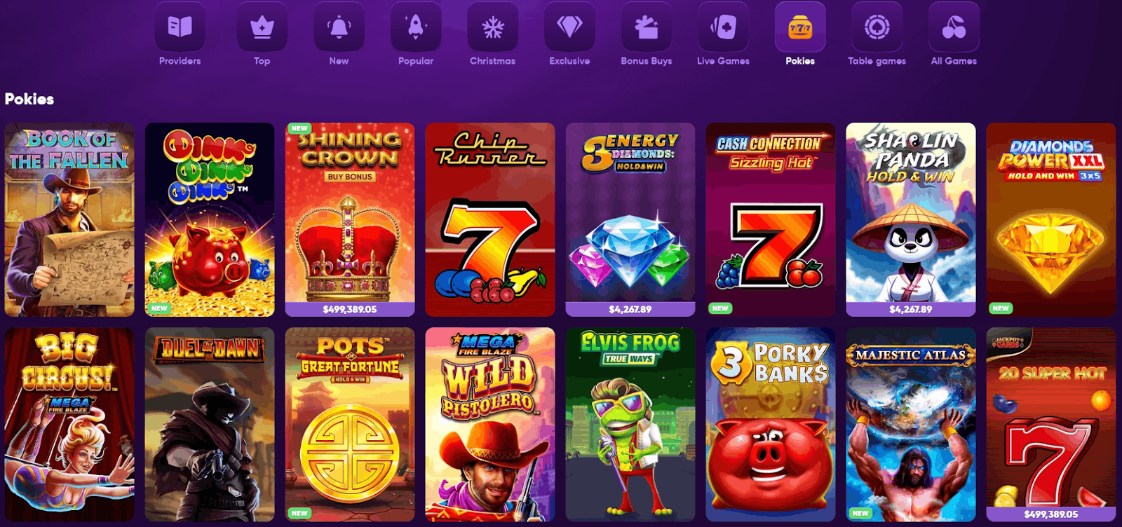 KingMaker Casino Pokie Games