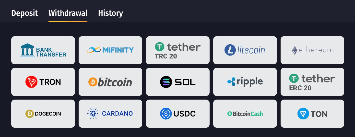 WinShark Casino Payment Methods for Withdrawals