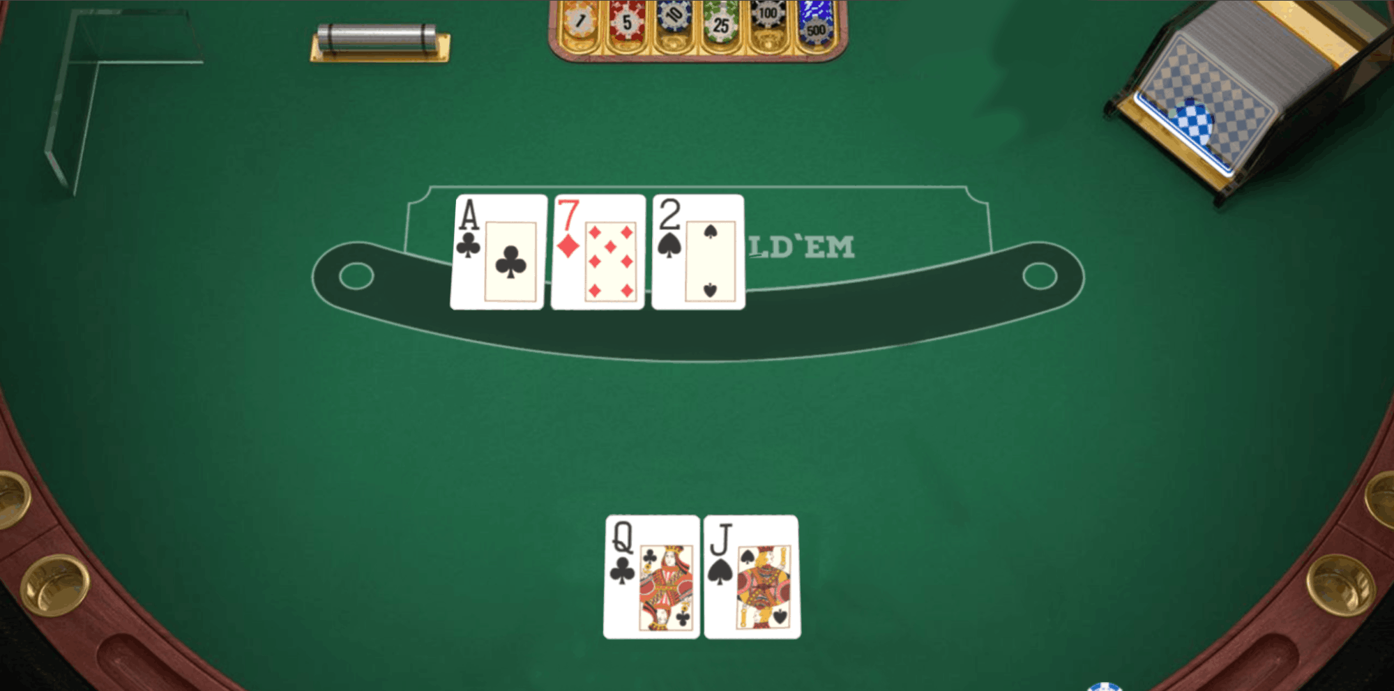 A Pre-Flop Bluff With a Continuation Bet