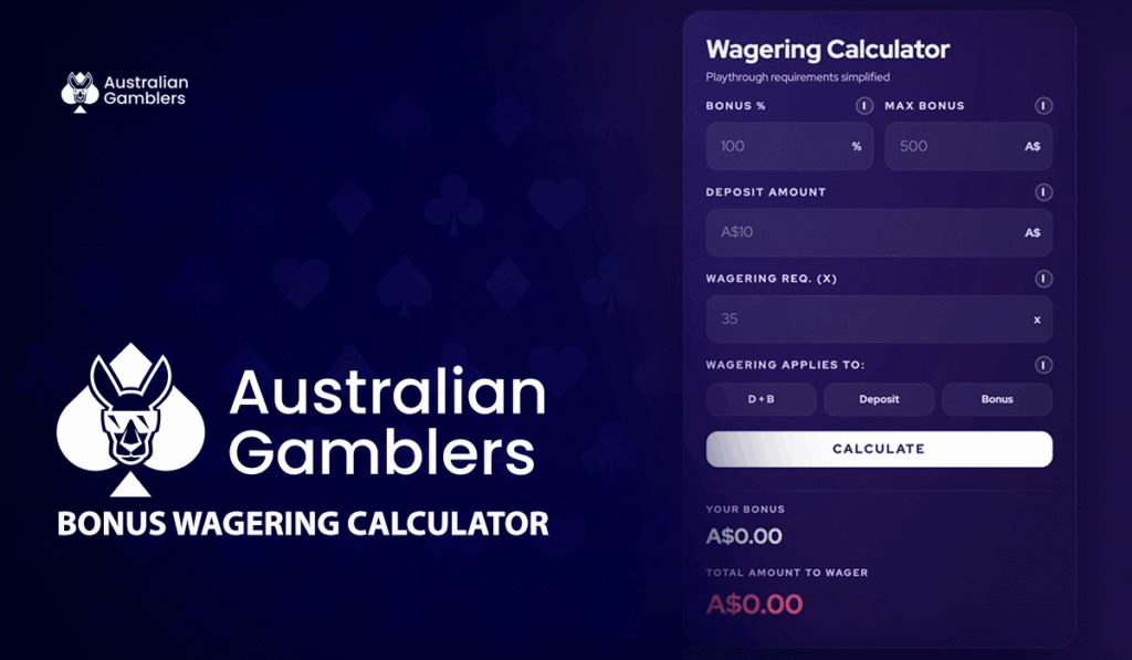 Bonus Wagering Calculator