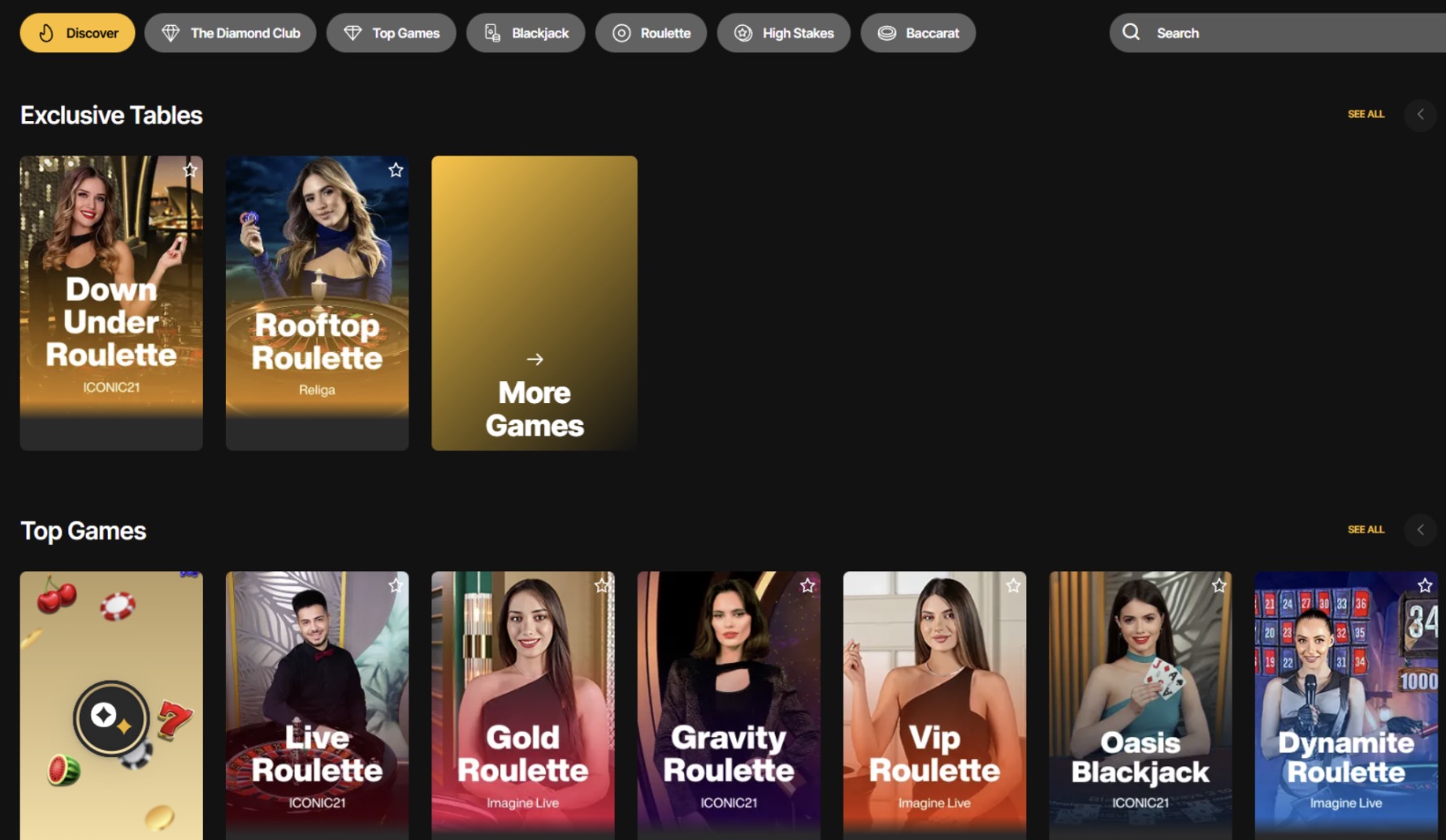 JustCasino live dealers