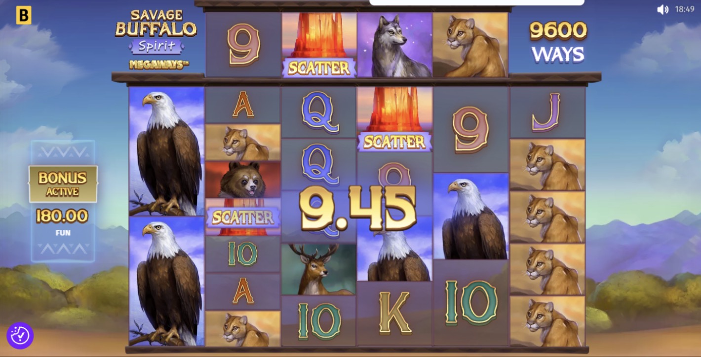 Savage Buffalo Spirit Megaways pokie