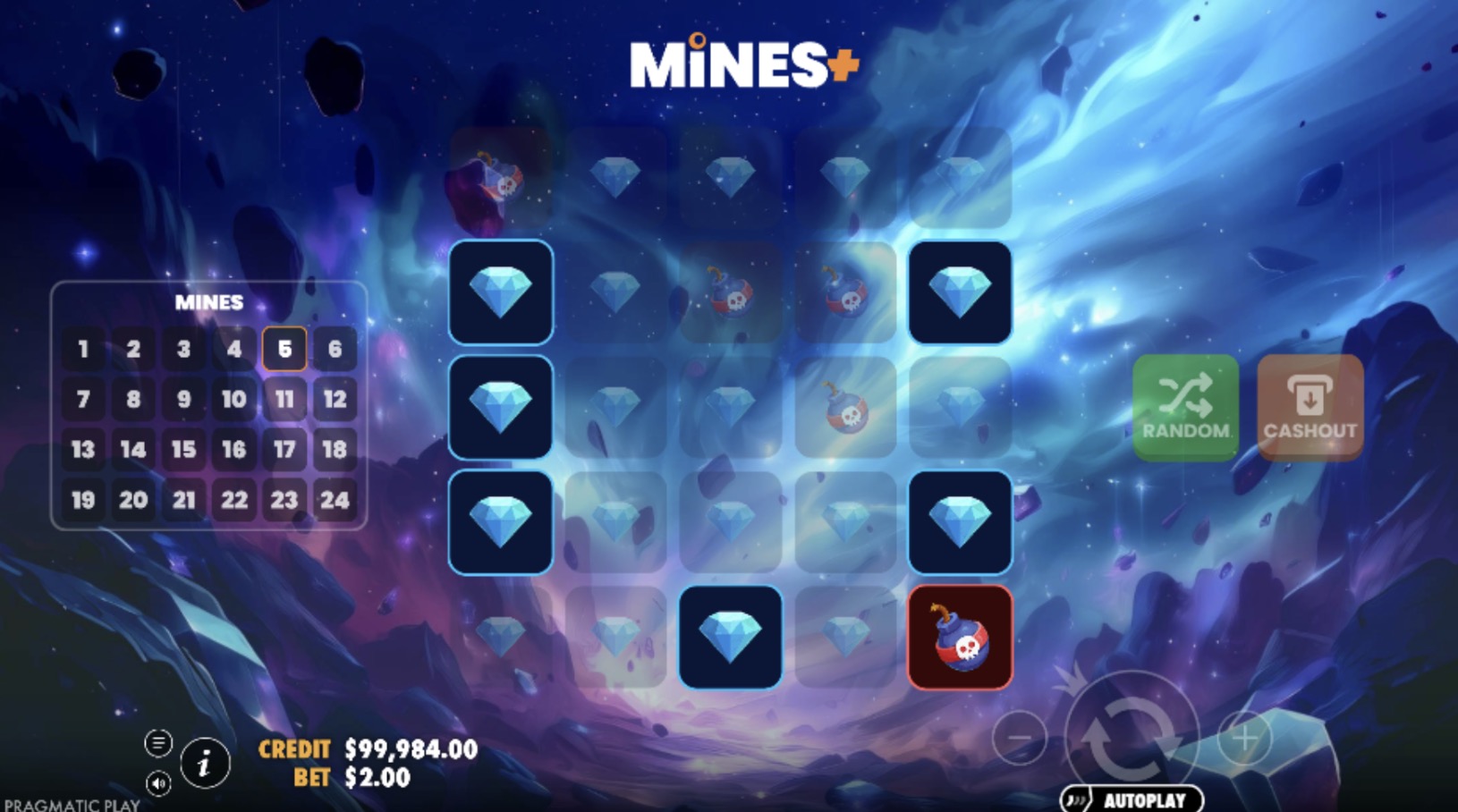 Mines+ by Pragmatic Play