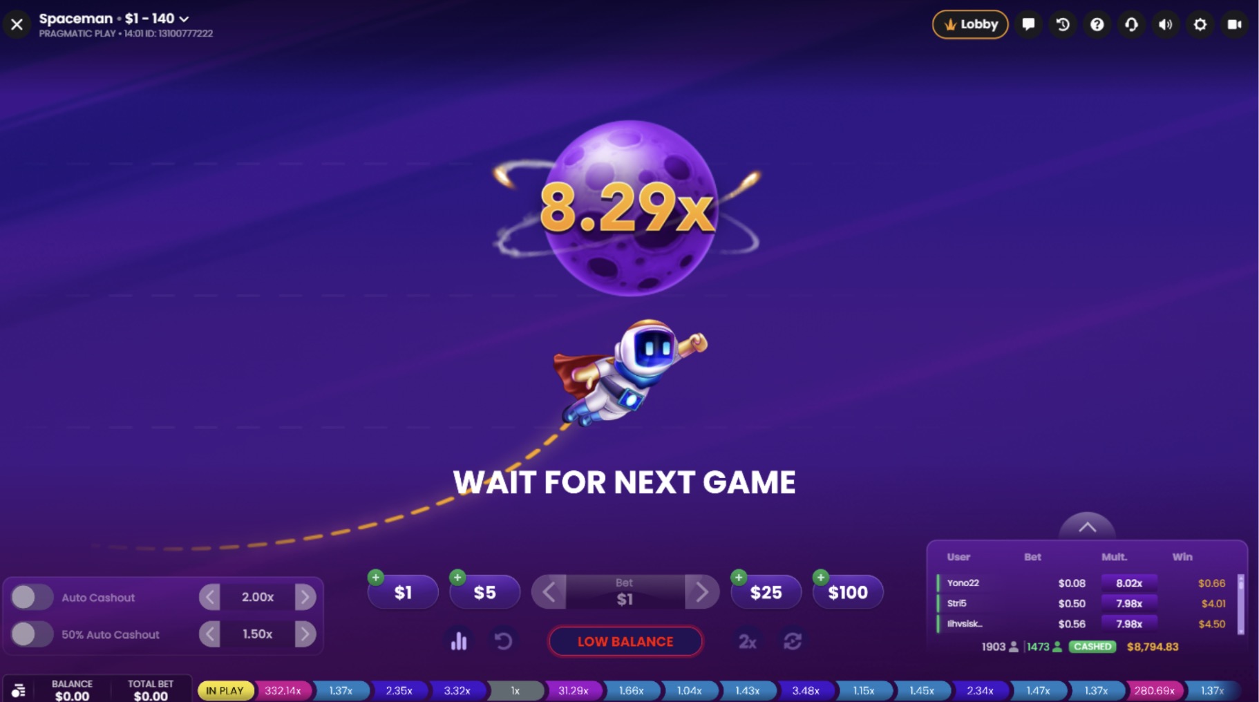 Spaceman by Pragmatic Play