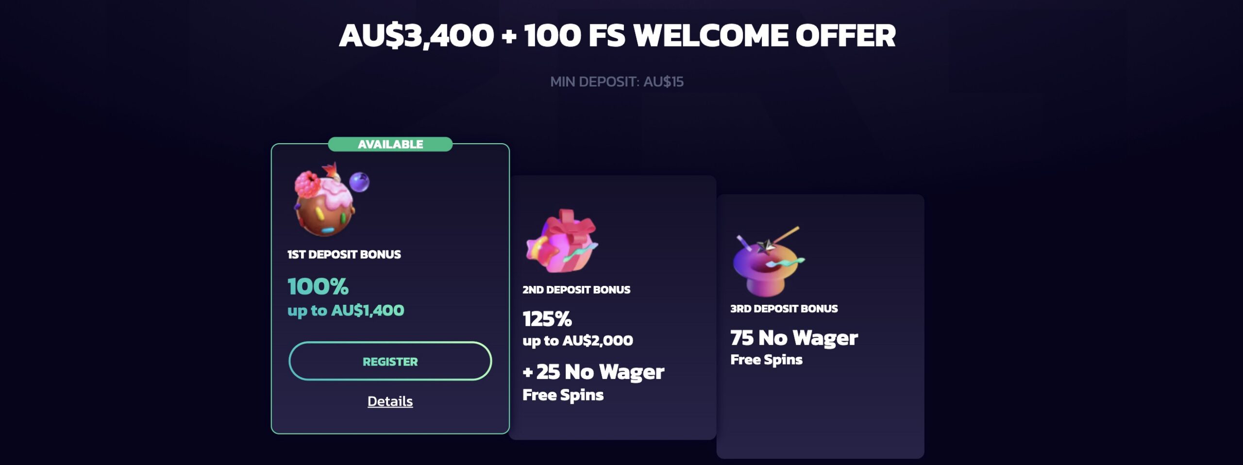 21Bit Casino welcome bonus