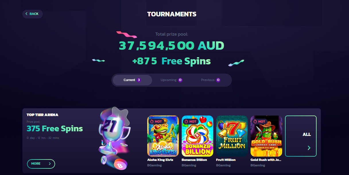21Bit Casino Tournaments