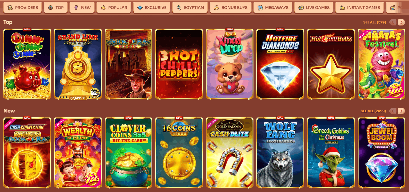 Cleobetra Casino Games
