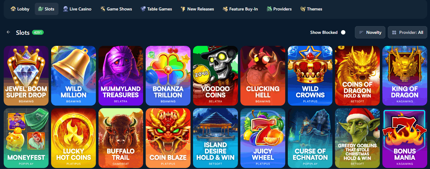 Wild.io Casino online pokies