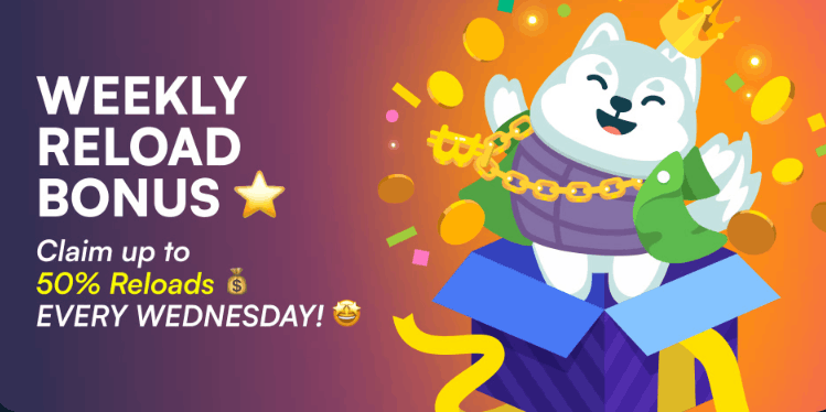Wild.io Casino weekly reload bonus