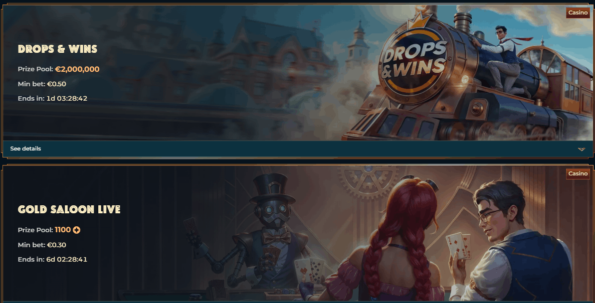 MonsterWin Casino tournaments