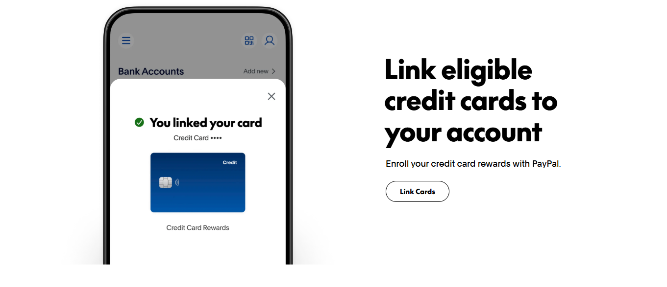 PayPal link your credit card