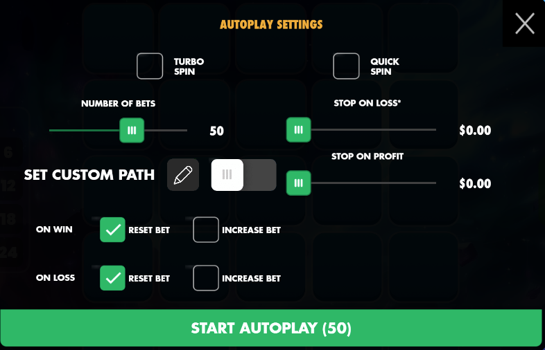 Mines+ Pragmatic Play settings