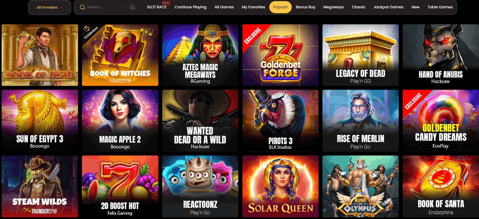 Goldenbet Casino online pokies