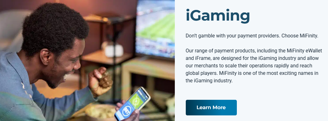 MiFinity online casino payment method