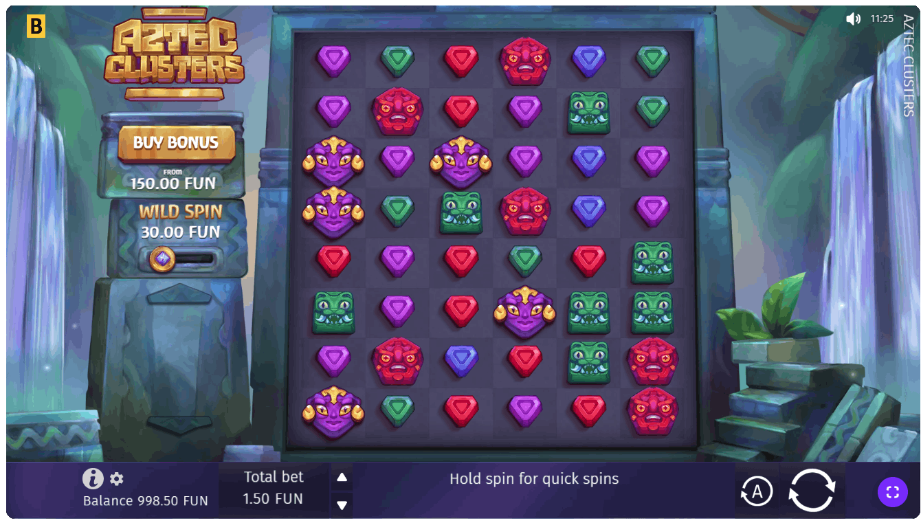 Aztec Clusters by BGaming