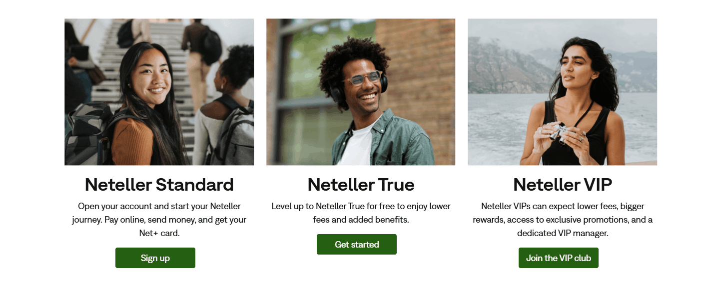 Neteller features