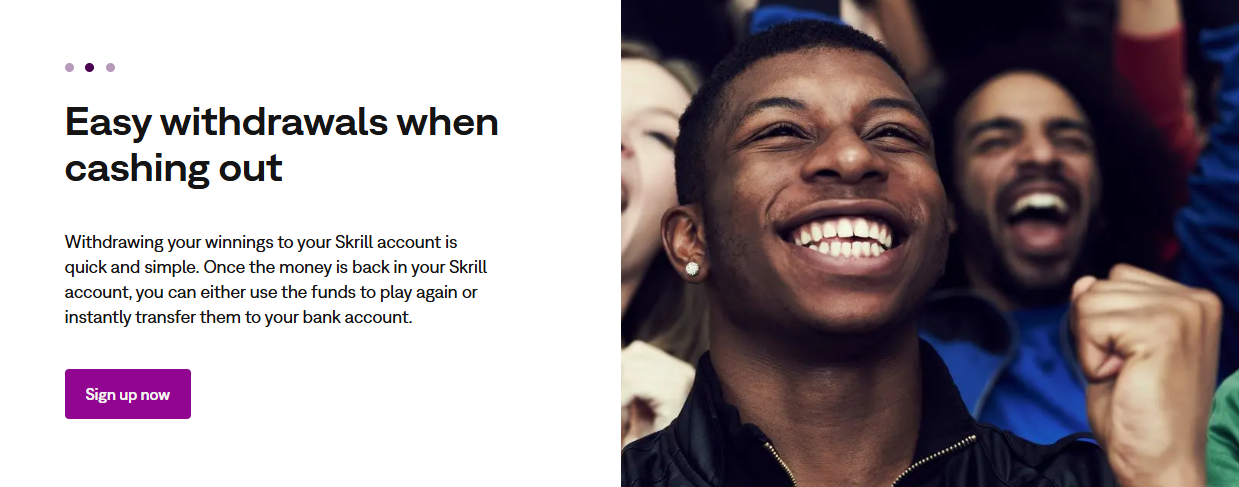 Skrill casino withdrawals