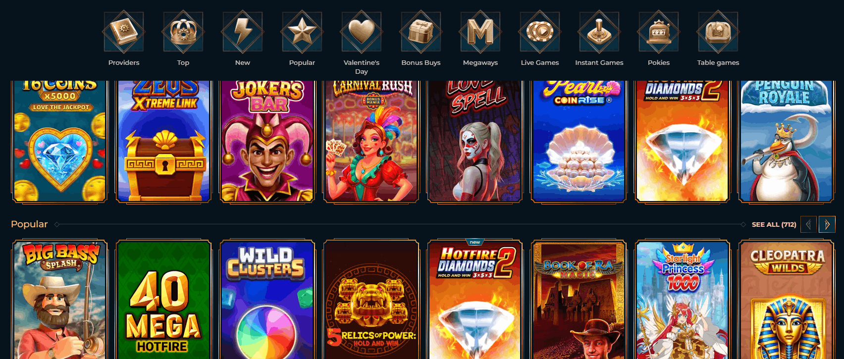 MonsterWin Casino real money casino games