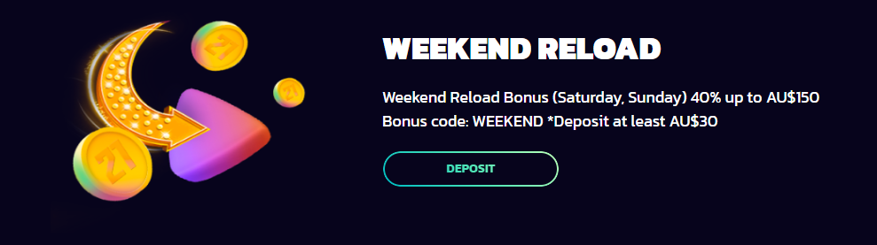 21Bit Casino Weekend Reload
