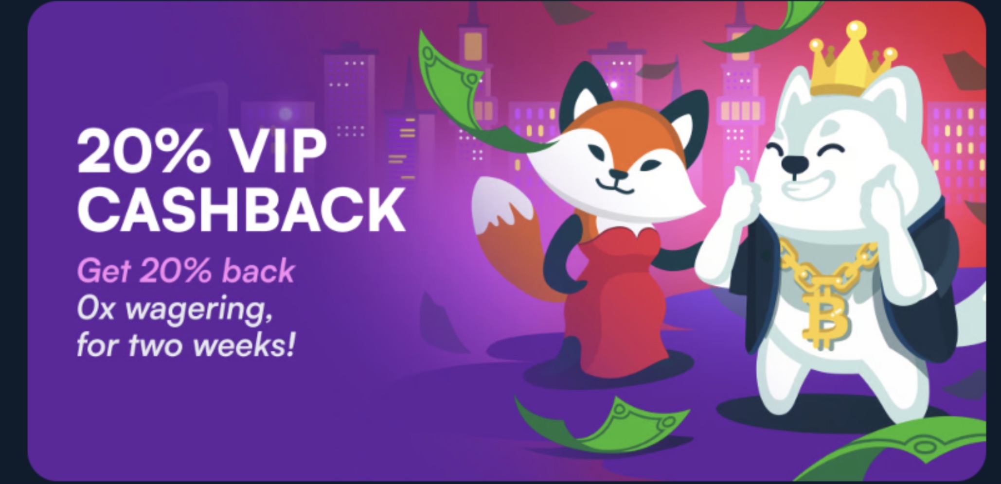 Wild.io Casino VIP Cashback