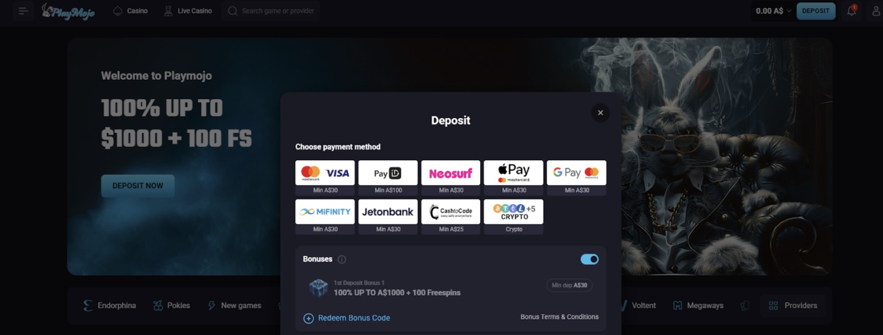 PlayMojo Casino