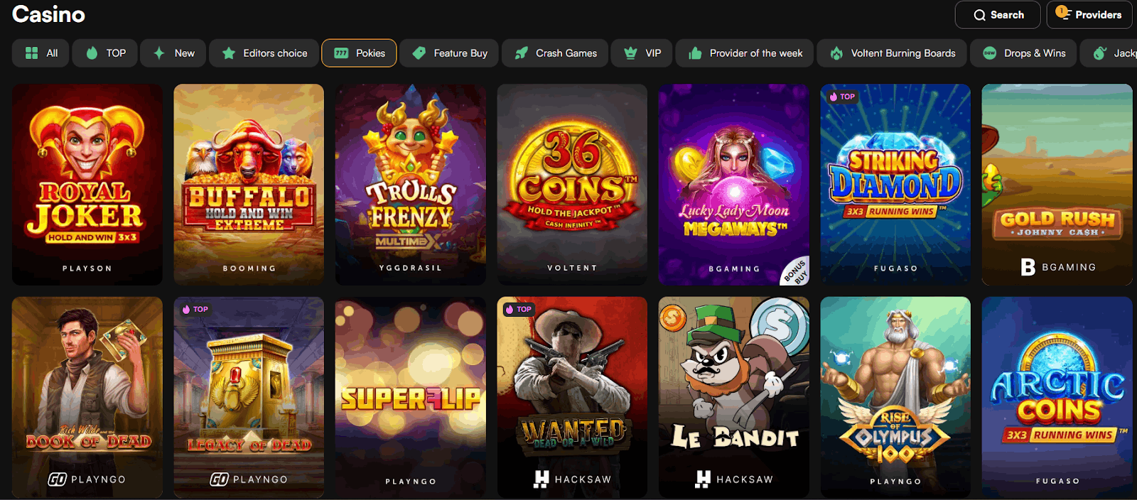 NewLucky Casino online pokies