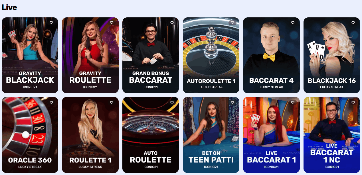 Goodman Casino live dealers