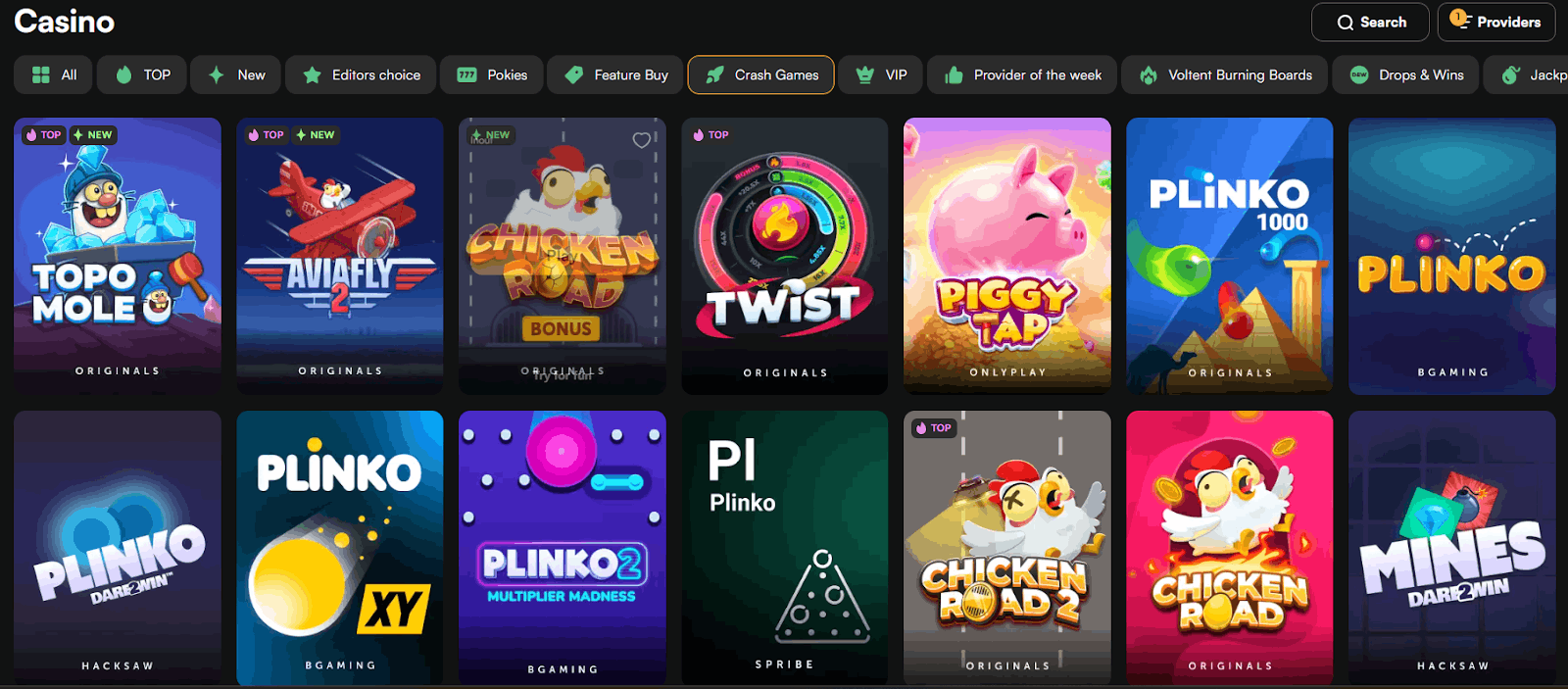 NewLucky Casino crash games