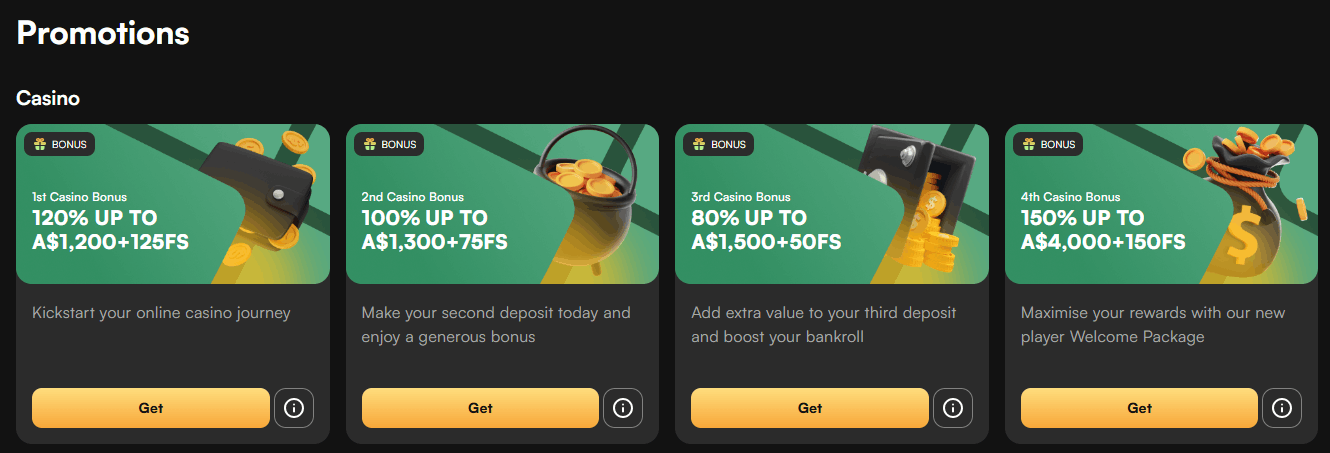 NewLucky Casino Bonuses