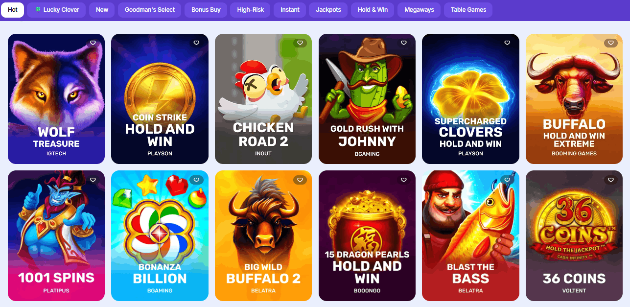 Goodman Casino online pokies