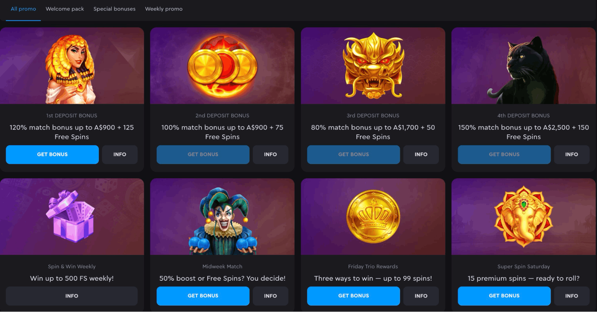 Rockwin Casino Bonuses