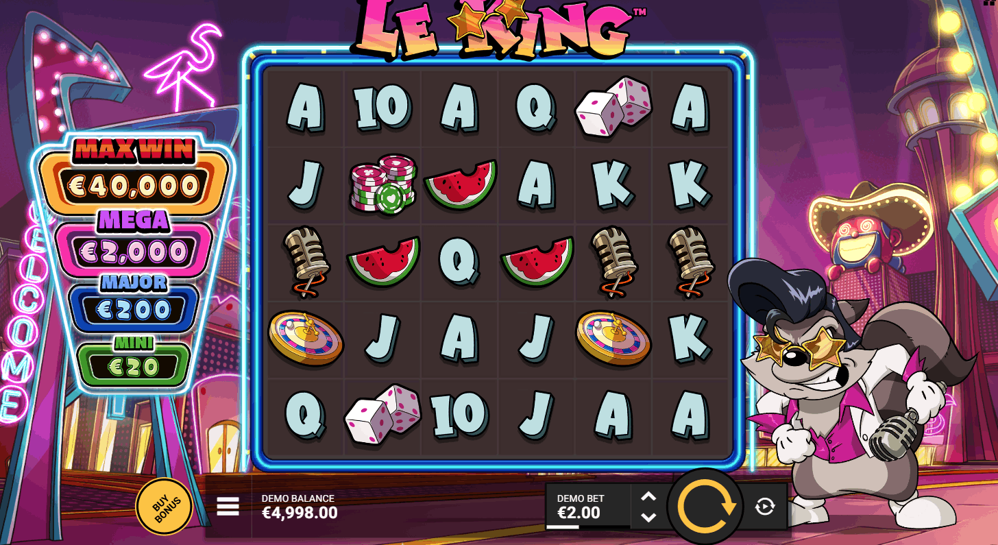 Le King pokie