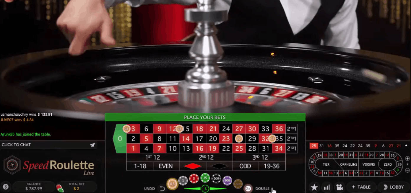 Speed Roulette by Evolution