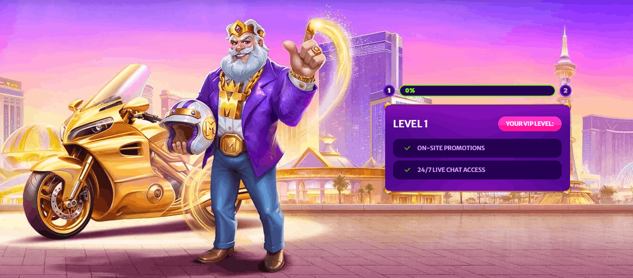 Midarion Casino VIP Club levels