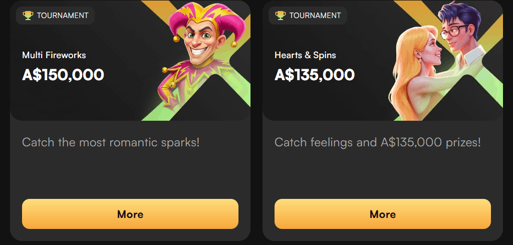 NewLucky Casino tournaments