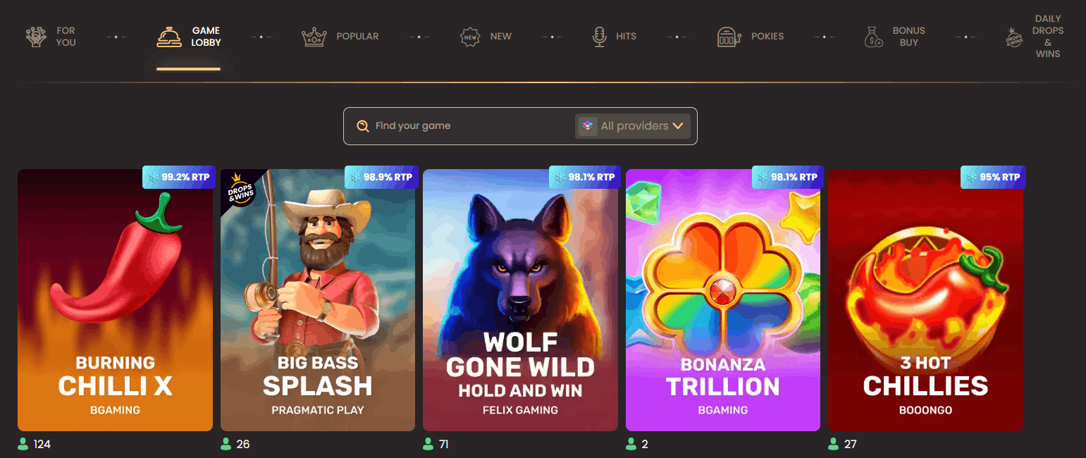 National Casino real money casino games