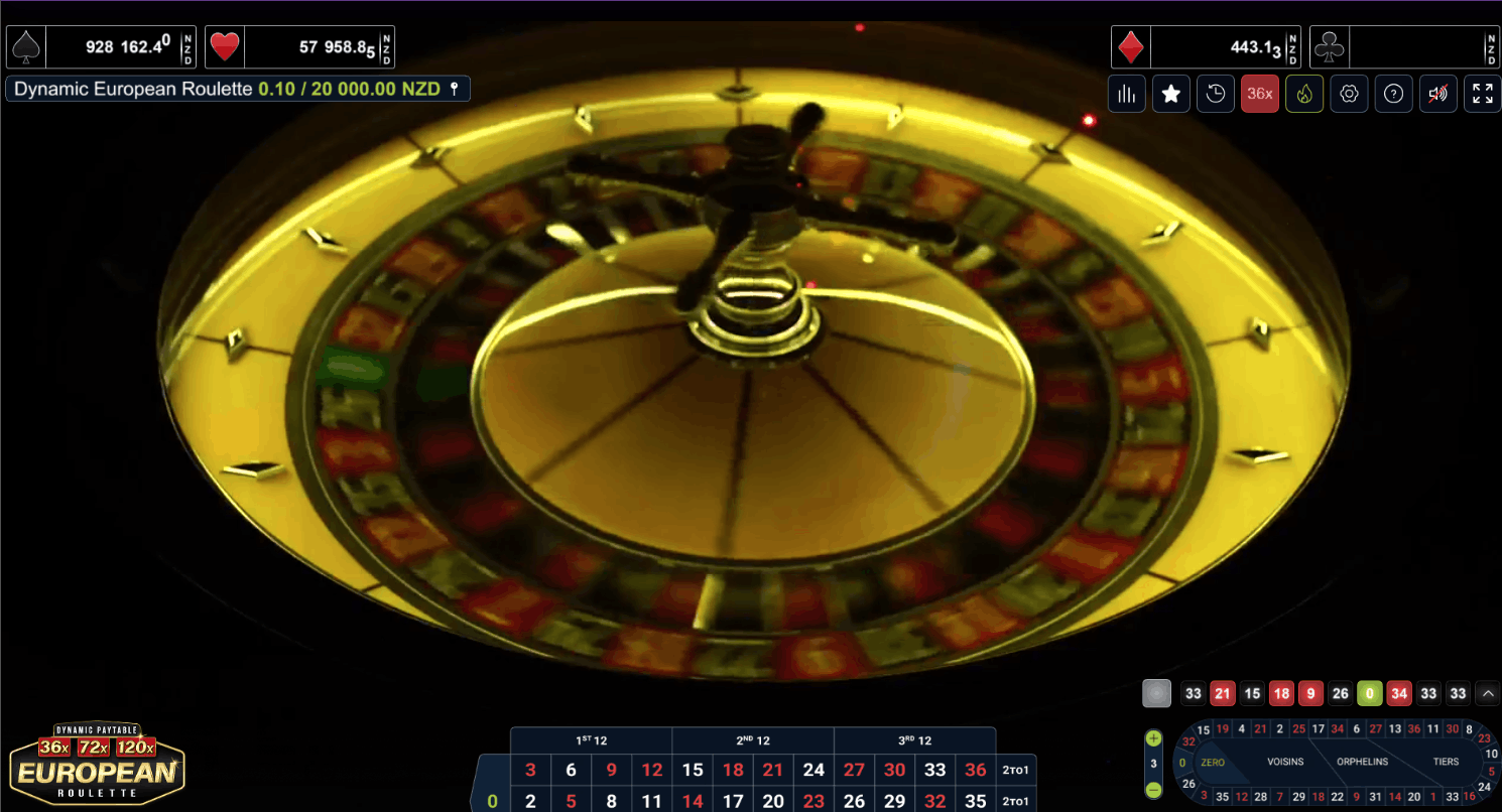 European Roulette by Amusnet
